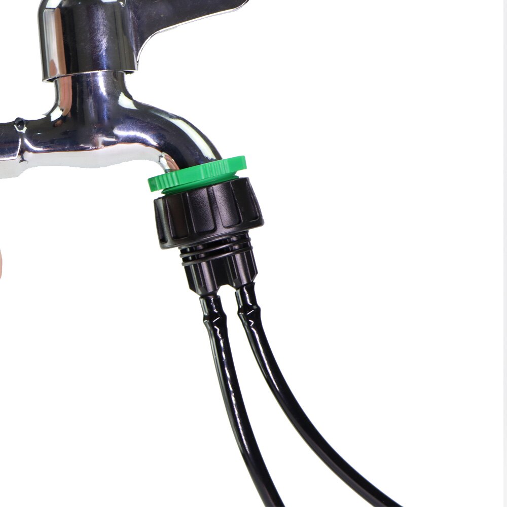 RBCFHl 5m-100m 4/7mm Garden Watering PVC Pipe Micro Irrigation Tubing Sprinkler W/ 1/2''&amp;3/4'' Integrated Connector