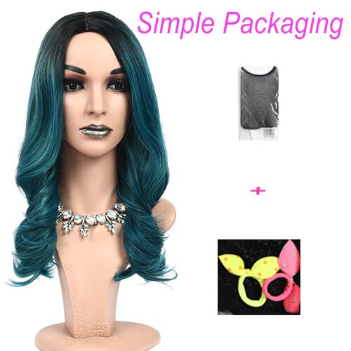 Suri Hair long body wave ombre pinkish-purple wigs... β Vicedeal