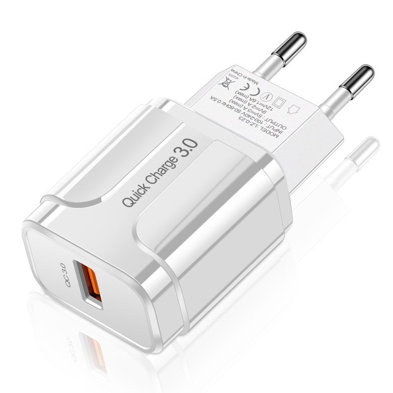 Caricabatterie rapido da 18W caricabatterie USB 3.0 caricabatterie rapido per telefono Xiaomi Mi 9 8 lite MIX 2S 3 POCO F1 9T Pro adattatore di ricarica per telefono