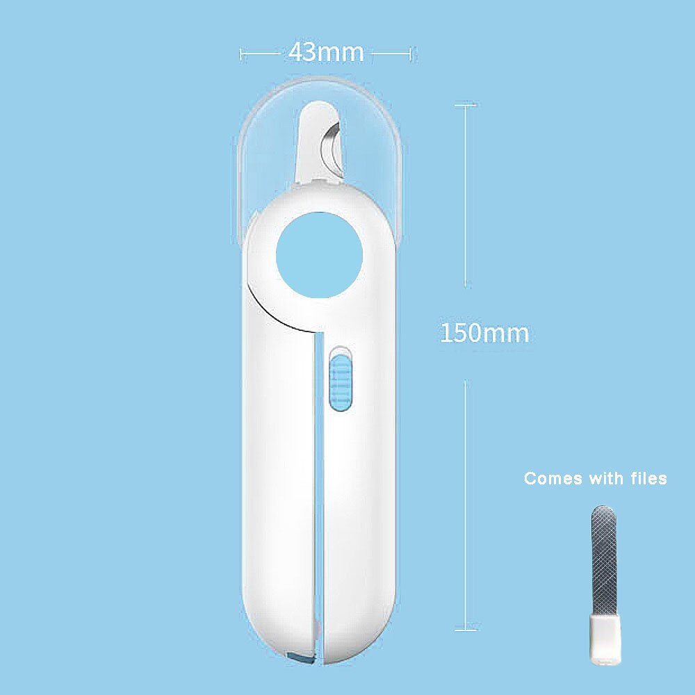 Pet Cat Dog Safety Nail Clipper With LED Lighting,Prevent Clipping The Nail Blood Vessels,Nail Grooming Cutter Trimmer: CB001-2