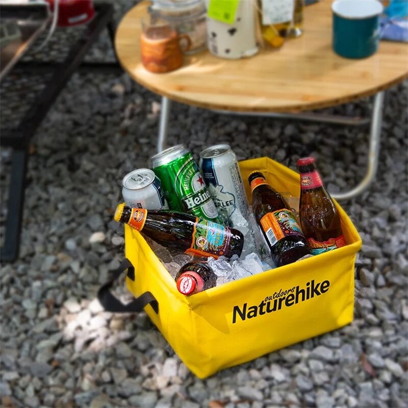 Naturehike – bassin pliable de voyage Portable, seau pliable de grande capacité, bassin à linge d'extérieur