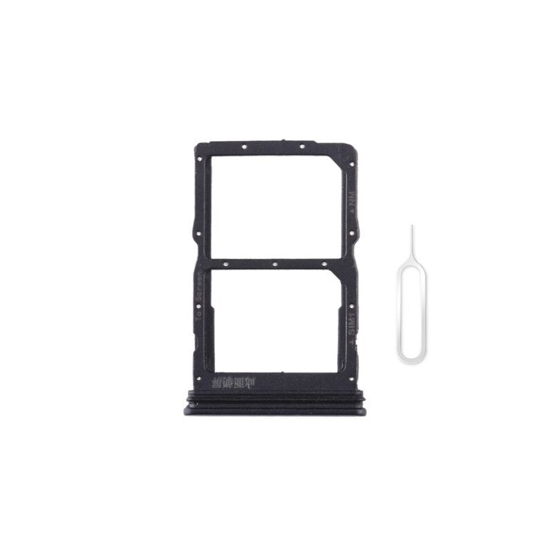 Replacement Parts For Honor 30S CDY-NX9A AN90 For Huawei Nova 7 SE CDY-NX9B Sim Card Tray Slot Holder SD Card Memory Tray: black