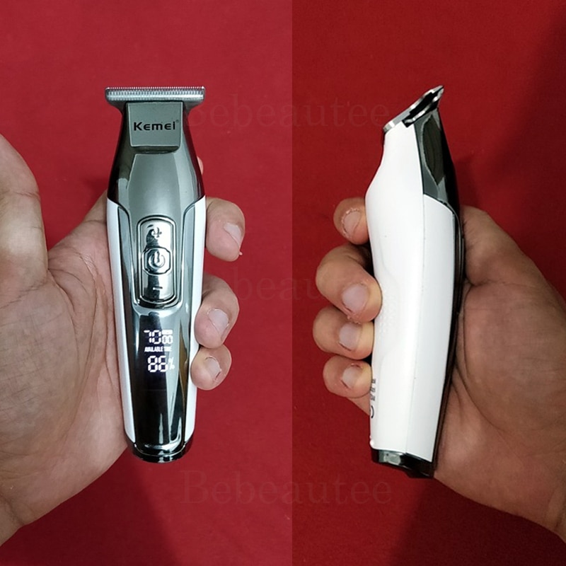 Edging Cutting Machine 0.0mm Keimei Rechargeable Hair Cut Clipper Men Kemel Cordles Kmei Pro Trimmer Electric Trimer Kamei Kemey