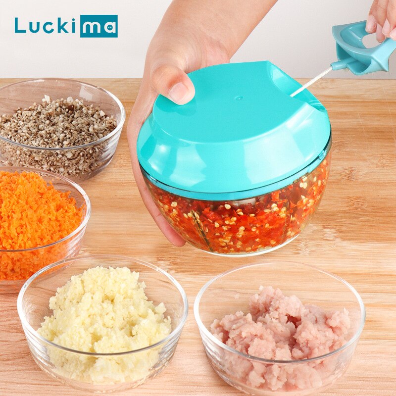 Multi-function Whirlwind Vegetable Shredder Cutter Chopper Garlic Ice Crusher Meat Grinder High Speedy Food Slicer