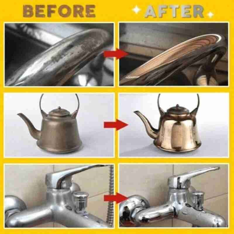 5g Multifunctional Metal Polishing Paste Kitchen Bathroom Polishing Cleaning Rust Cleaner Care And Removal Metal Paste A8F1