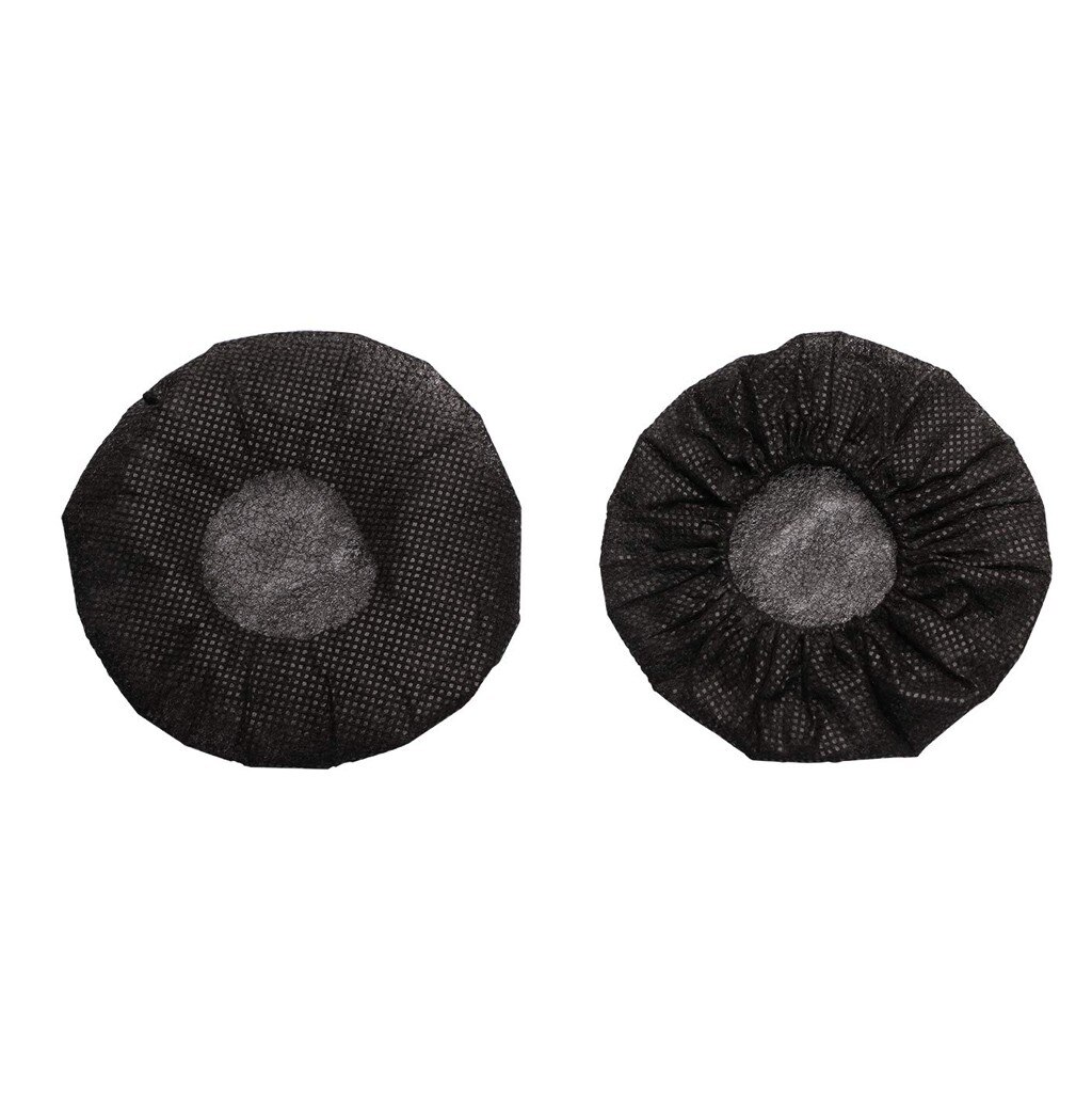 100 Count Black Disposable Non-woven Microphone Cover Removal Windscreen Protective Mic Cap Pad For Ktv Karaoke Mike Sponge @47: Default Title
