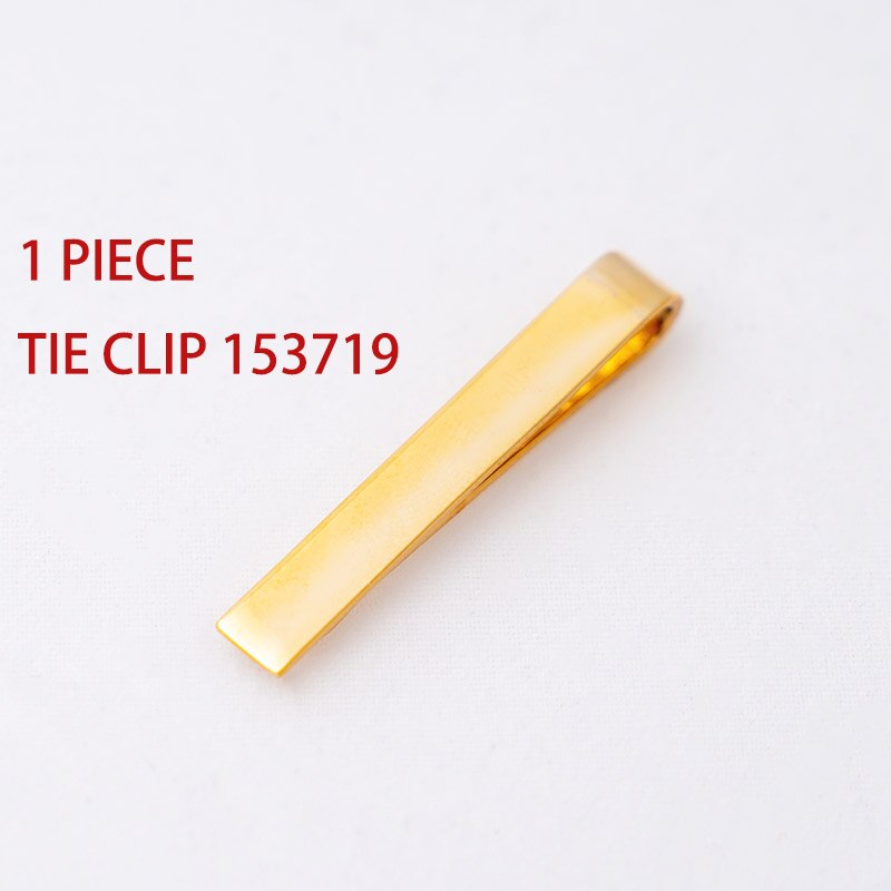 Men Tie Clips Gold Color Tie Bar Classic Business Necktie Bar Style Jewelry Wedding Accessories: 153719