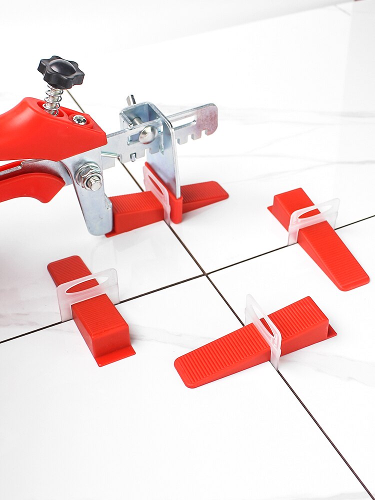 100Pcs Tile Leveling System Clips 1.5mm DIY Tiles Leveler Spacers Tile Leveling System for Ceramic Tile