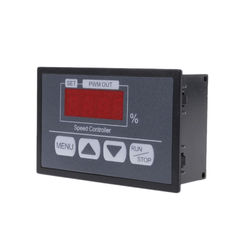6-60V Pwm Dc Motor Speed Controller Met Digitale Display Knop Gouverneur