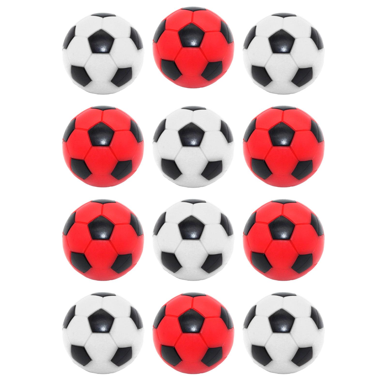 12x tafelvoetbalballen Voetbaltafelspelballen voor wedstrijdspeelgoed Indoor familiespel