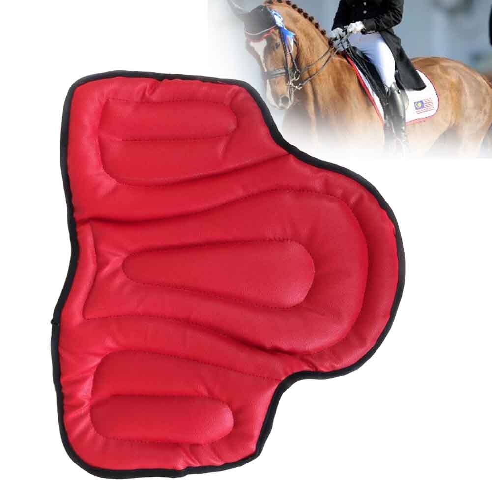 Comfortable Horse Riding Saddle Pad Equipment Accessories Breathable Seat Cushion Outdoor Equestrian Training Shock Absorption