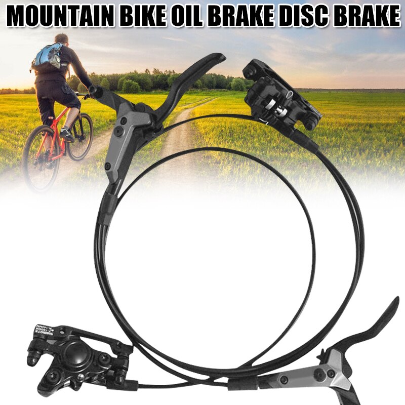 Oil Disc Brake Mountain Bike Bicycle Front Rear Hydraulic Brake Super Light Oil Disc Mountain Bike ZJ55