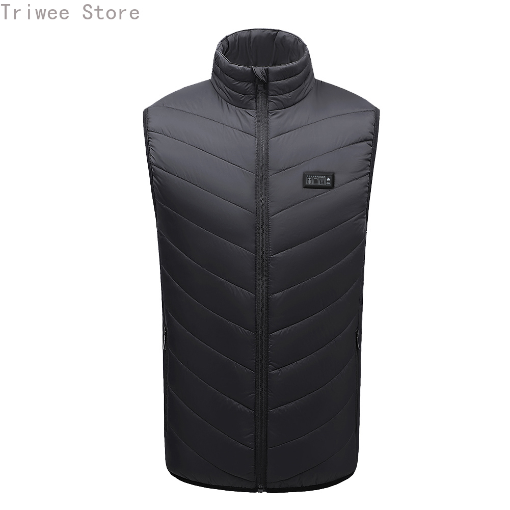 Mannen Vrouwen 21 Verwarmingszones Verwarmd Vest Usb Aangedreven 3 Versnellingen Temperatuurregeling Winter Warm Vest Voor Outdoor Camping Eu Maat