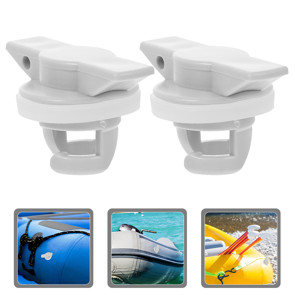2Pcs Spiral Valve Cap Anti-Leakage Inflate Valve Boat Air Valve Airing Plug for Kayak Accessory: Default Title