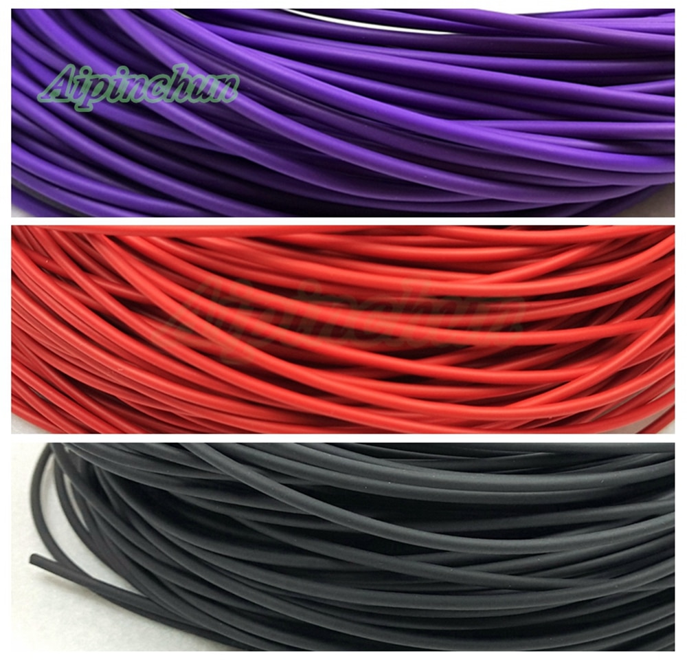Aipinchun 2 Meters/lot DIY Audio Earphone Cable Repair Replacement Headphone Wire Cord Black/Red/Purple