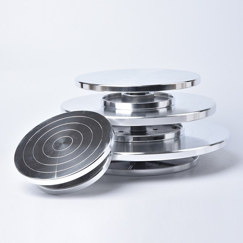 Pottery aluminum alloy double-sided turntable sculpture pottery clay hand-made model platform pottery wheel cake turntable