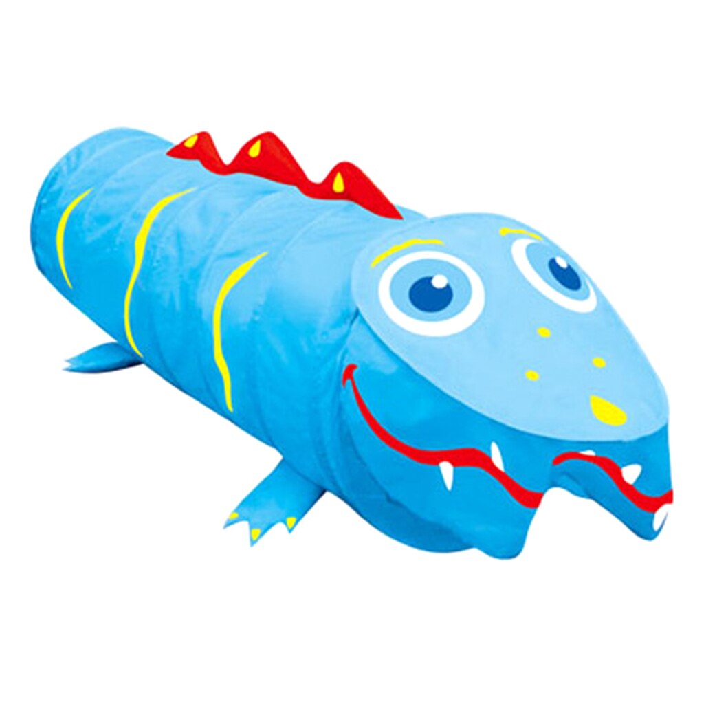 57 ''mignon Crocodile Pop Up Tunnel jouet jouer tente cabane bébé développement rampant Tunnel jeux