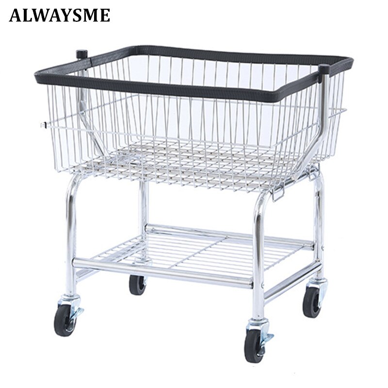 ALWAYSME Roll Draht Wäsche Warenkorb