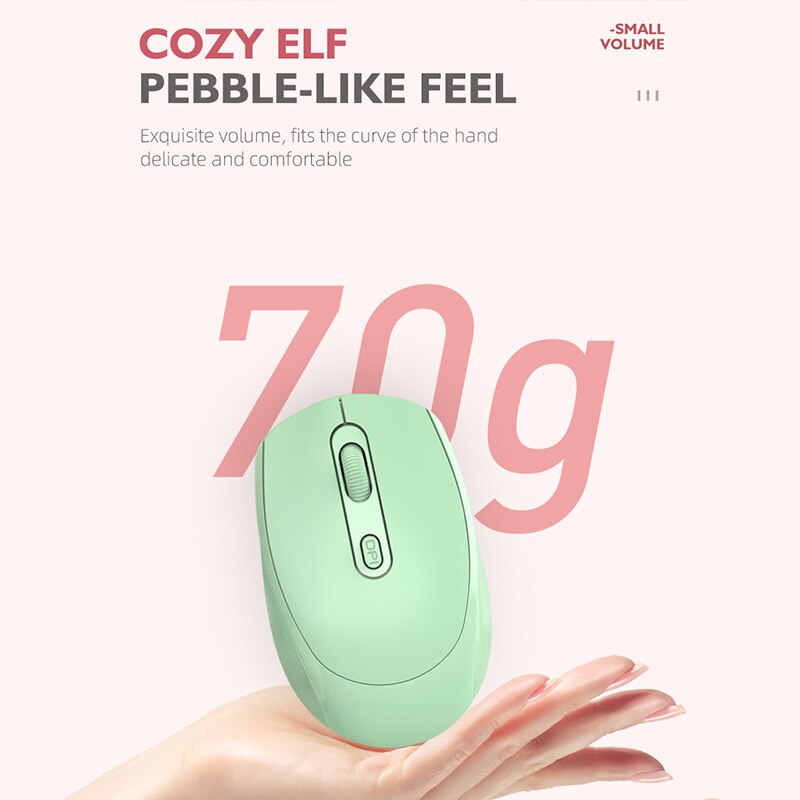 Macaron Multicolor Wireless Mouse Bluetooth Dual Mode Rechargeable Silent Mouse Prevention of wrist syndrome