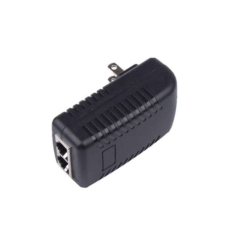Inyector POE 24V 1A adaptador de suministro de alimentador poE adaptador de Ethernet US EU enchufe suministro para cámara de videovigilancia IP