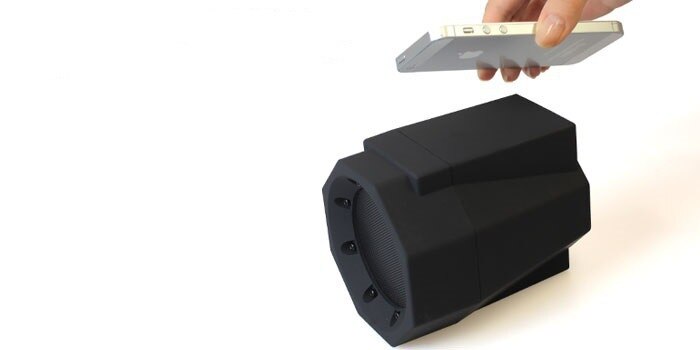 kabellos berühren Induktion Boom Kasten Lautsprecher Boombox Mini Stereo Bass Soudbox Gegeninduktivität praktisch draussen-lautsprecher