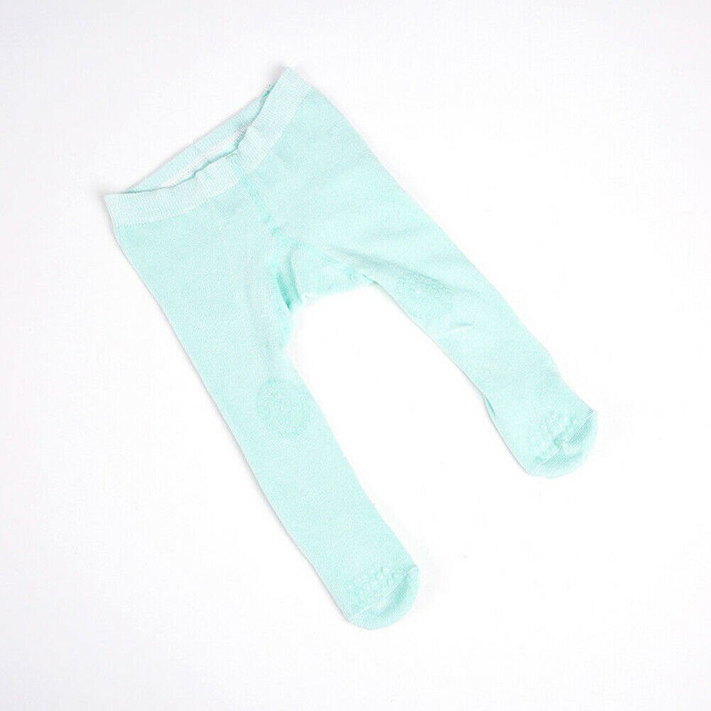 Schattige 1PCS Pasgeboren Peuter Baby Baby Meisjes Jongens Zachte Panty Kous Winter Panty Effen Baby Panty: Light Blue / 24M