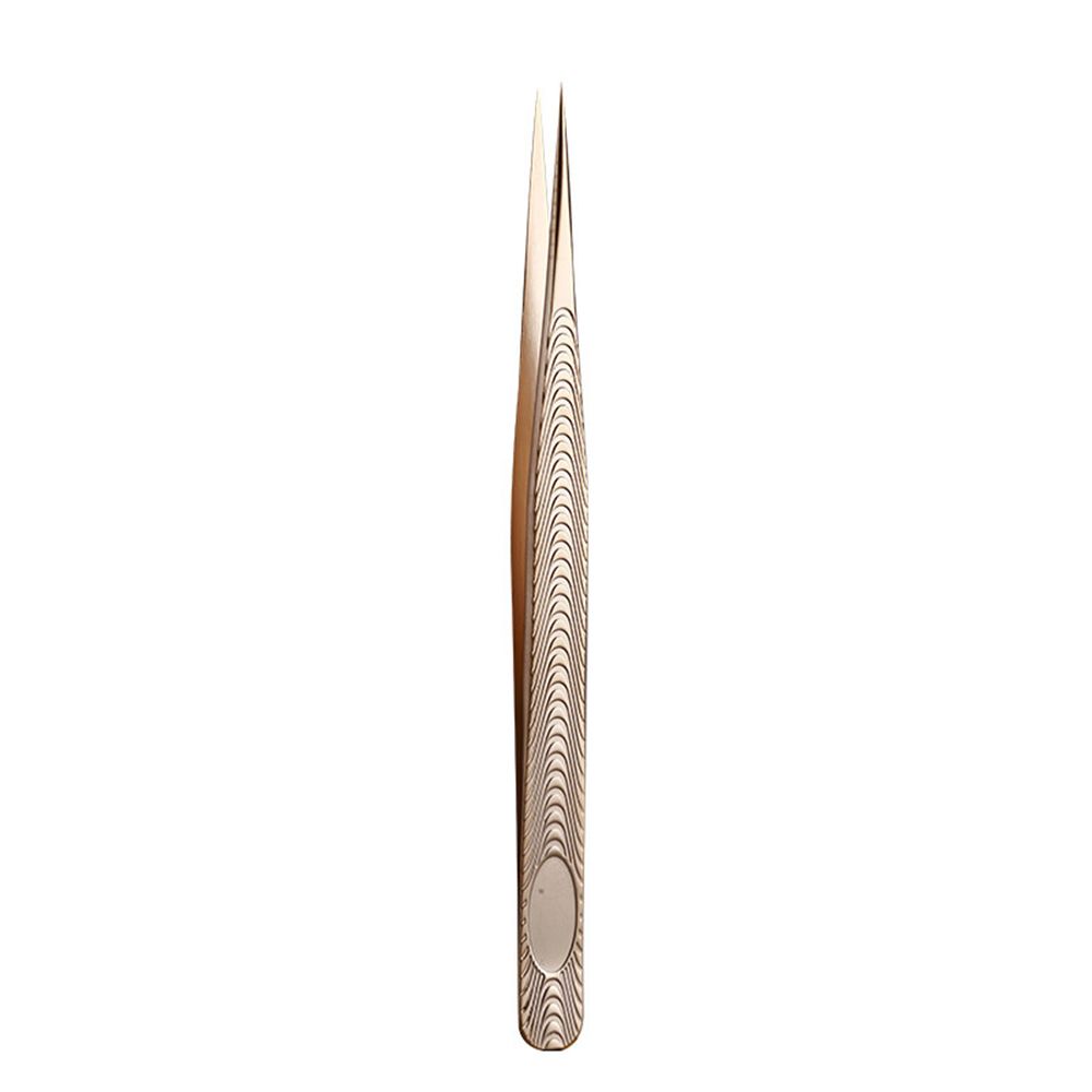 1 PC Volume Eyelash Extensions Tweezers Stainless Steel Lash Tweezers Curved Precise for Eyelash Extensions Application: Style C