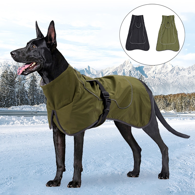 Kleding Voor Grote Honden Winter Warm Grote Hond Vest Jas Waterdicht Honden Jas Greyhound Doberman Kleding Voor Medium Grote honden