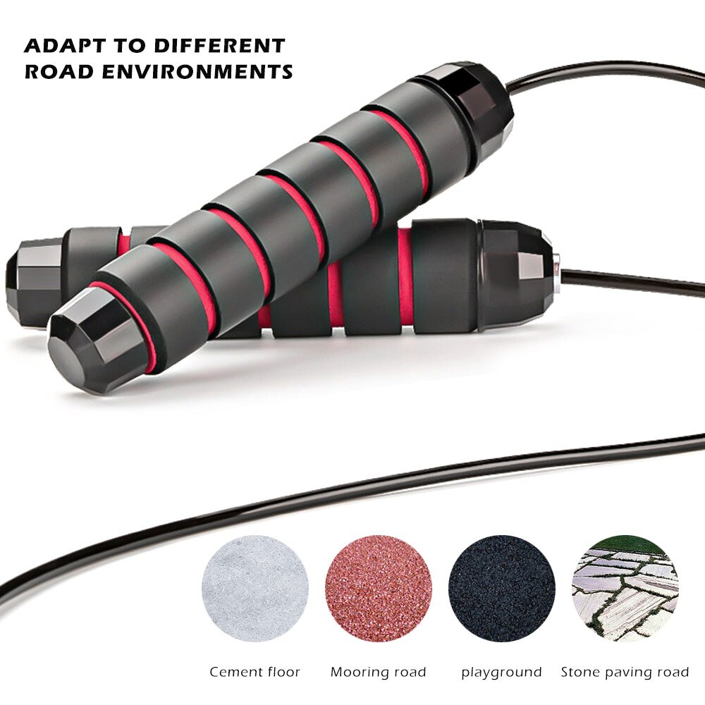 Hopprep viktade tunga hopprep crossfit träning för män kvinnor justerbara sporter gå ner i vikt träningsutrustning