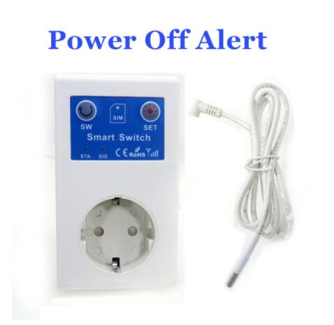 NEWEST 16A GSM Socket SMS APP Power On Off Alarm Outlet Relay Smart Switch Remote Control Intelligent Temperature Sensor Control: B