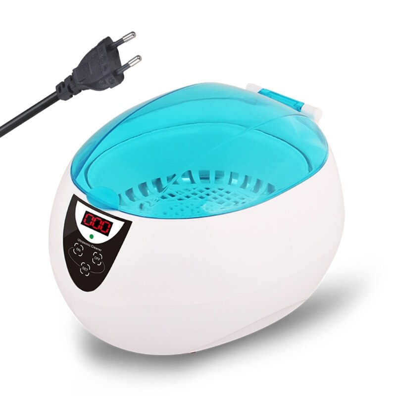 Schmuck Uhren Reiniger Tragbare Ultraschall Reinigung Maschine mit Digital Timer M6CB: EU