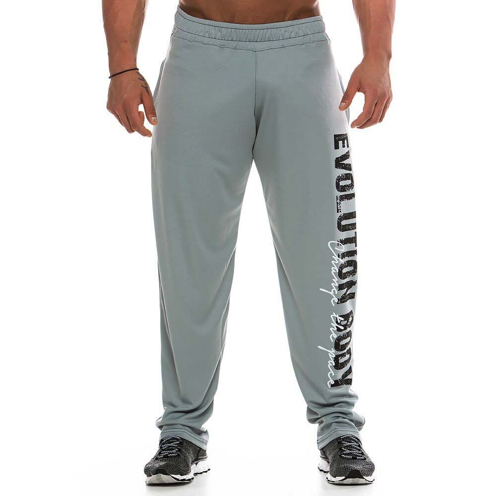 Joggingbroek Brief Print Joggers Mannen Training Running Jogging Broek Hip Hop Musclewear Sport Losse Atletische Broek-40: L / gray