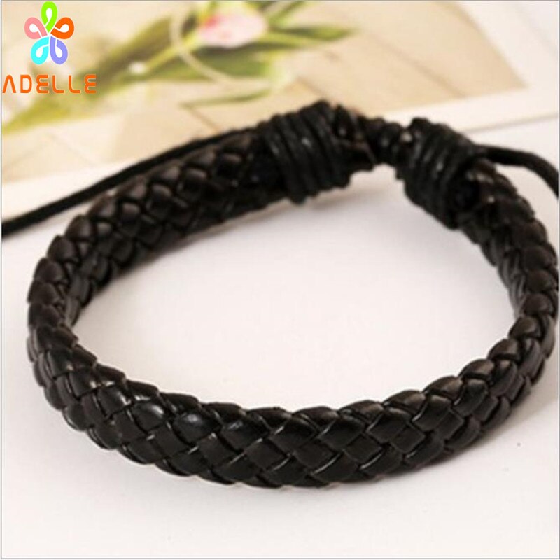 Bracelet en Faux cuir synthétique tressé 10m | Café/noir 9/12mm, à la , Bracelet en polyuréthane, bijoux, de , bricolage