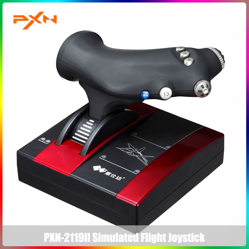 PXN-2119II Flight Stick Joystick Controller For PC Joystick Gamepad Flight Controller Stick Joystick Gaming Flight Controller