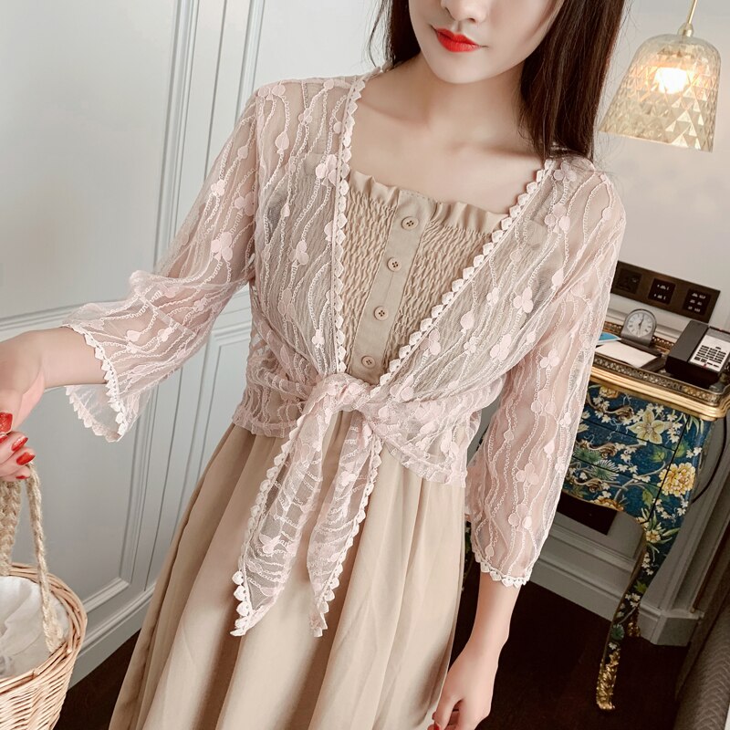 Apricot White Black Shrugs For Women Bolero Open Front Lace Bolero Cardigan Wraps Jacket For Wedding Party Dress Cape Cover Up