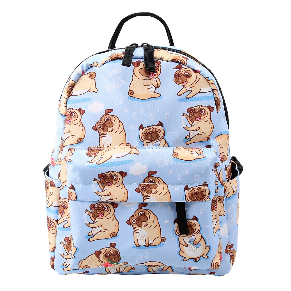 DAOXI mignon carlin Mini sac à dos pour filles sac à bandoulière étanche adolescent petit sac à dos fleurs DXMNSB-5: DXMNSB-5