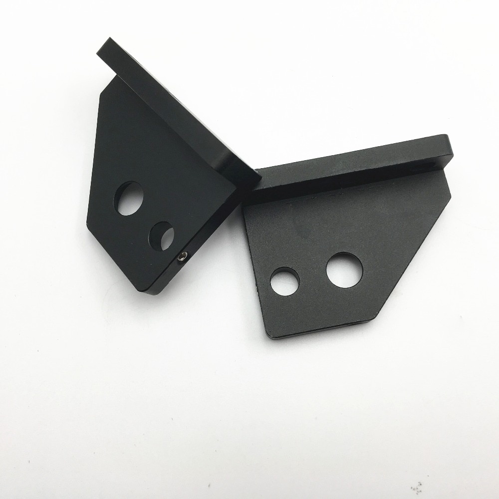 Version d'extrusion d'imprimante 3D à distance AM8/Anet A8 de 22mm, support de moteur pas à pas axe Z anodisé noir et kit de support de tige supérieure