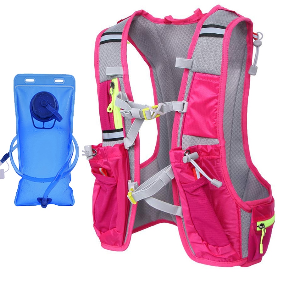 Vrouwen Running Rugzak Waterfles Houder Waterdicht Voor Telefoon Trail Fanny Pack Running Sport Marathon Hydratatie Camping Bag