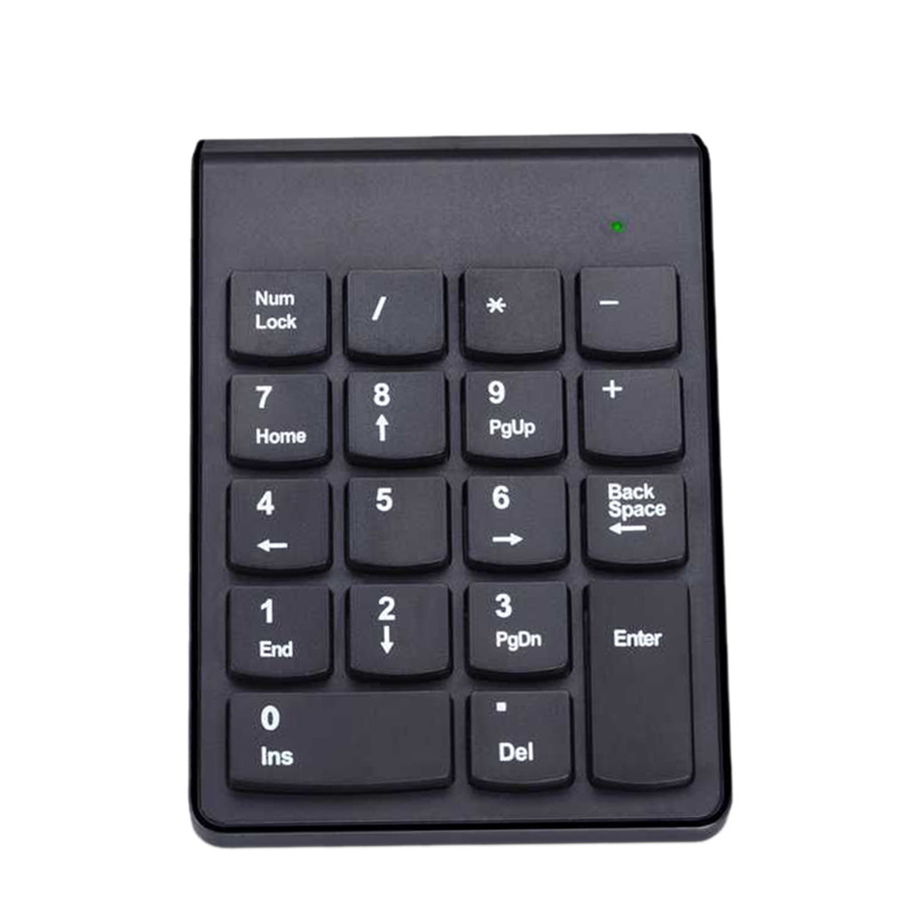 Omeshin Draadloze 2.4G Mini Usb 18 Toetsen Nummer Numeriek Keypad Toetsenbord Ergonomische Enkele Hand Toetsenbord Gaming Toetsenbord Voor pc