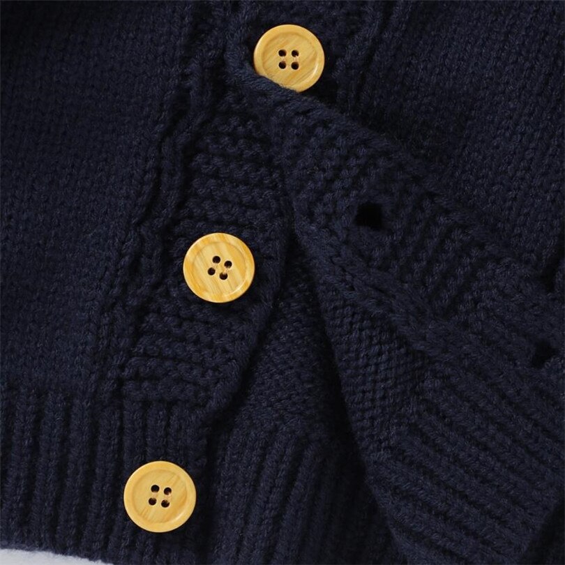 Baby Sweaters Boys Jacket and Coat Autumn Winter Knit Baby Boys Sweater Cardigan Children Toddler Boys Cardigan Coat Outerwear