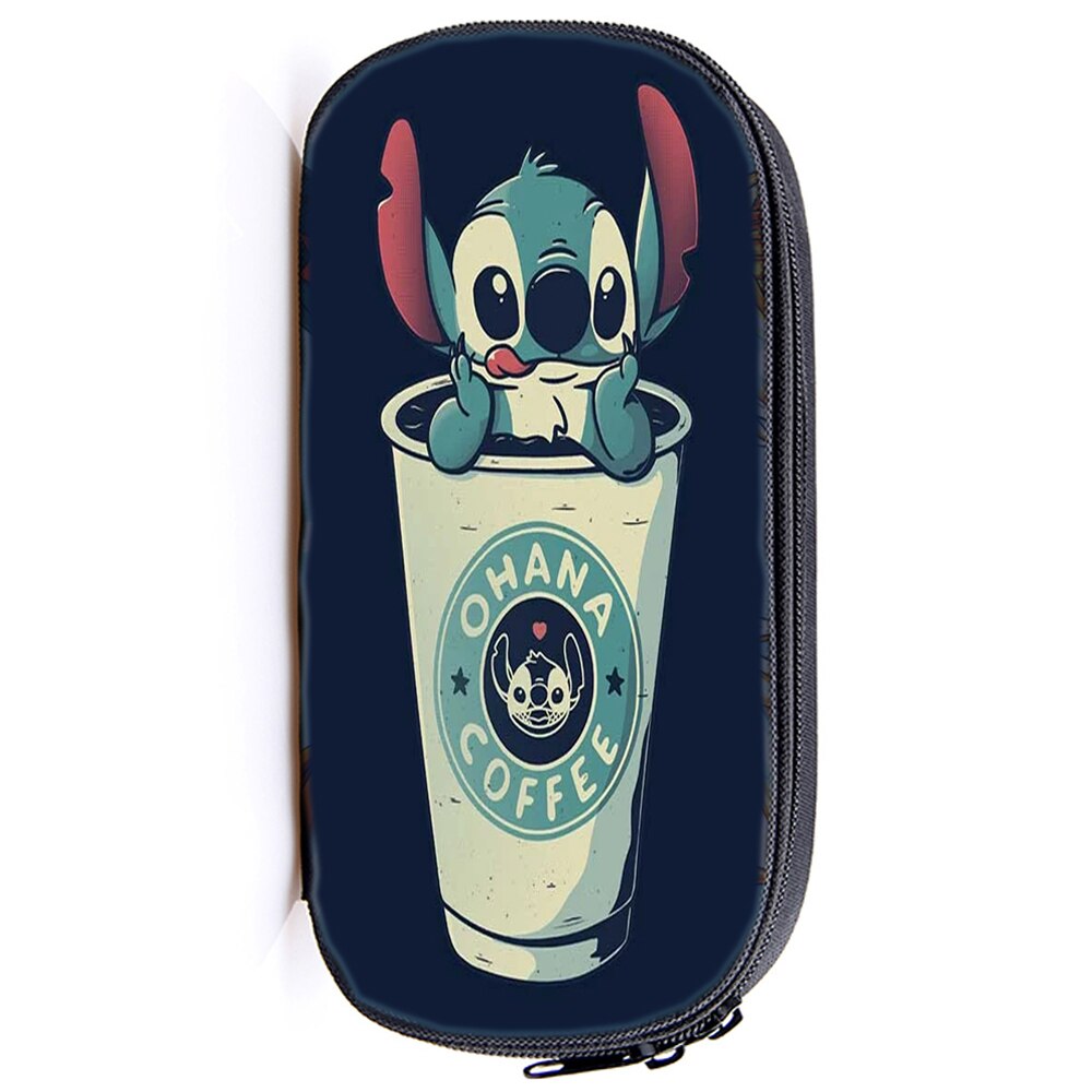 Stitch Eten Watermeloen Etui Jongen Meisje Briefpapier Zak Tieners Potlood Houder Kids Pen Zak Student Start School: 12