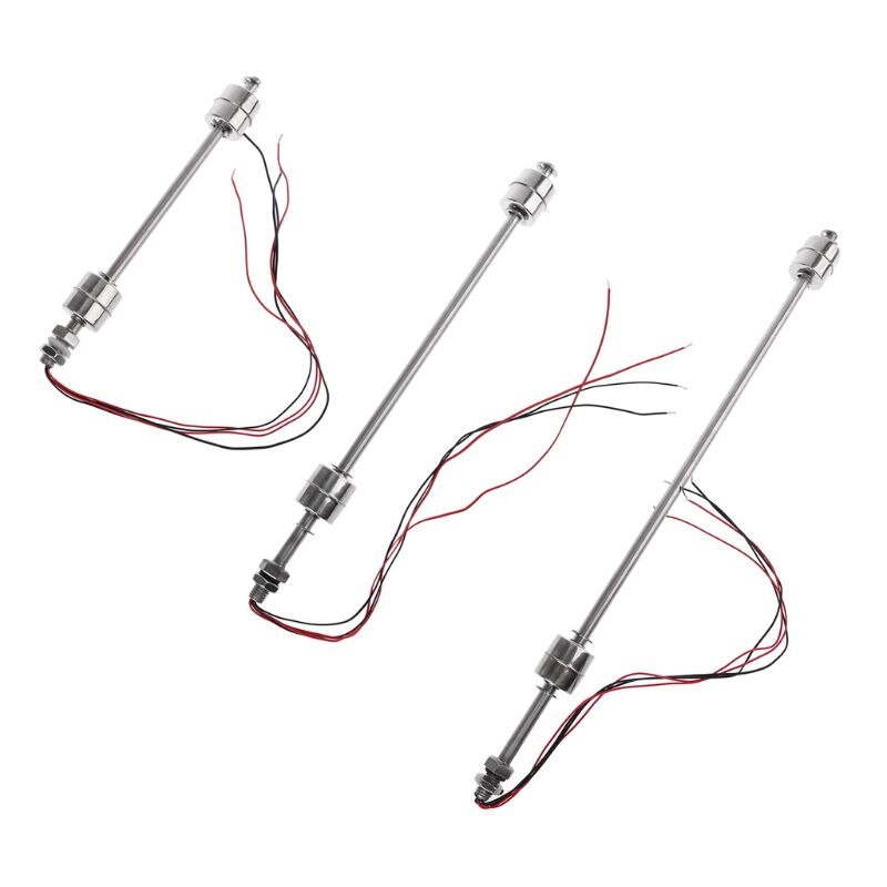 Stainless Steel Float Switch Tank Liquid Water Level Sensor Double Ball Float Switch Tank Pool Flow Sensors C7AD