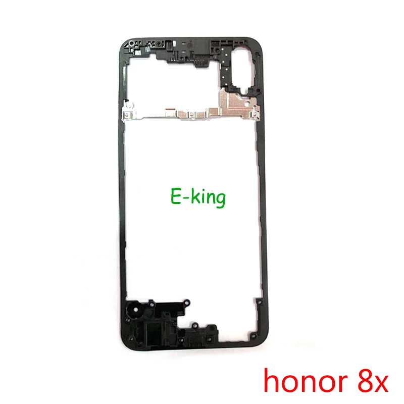 Carcaça dianteira para huawei honor 8x lcd interna moldura suporte carcaça substituição reparo partes