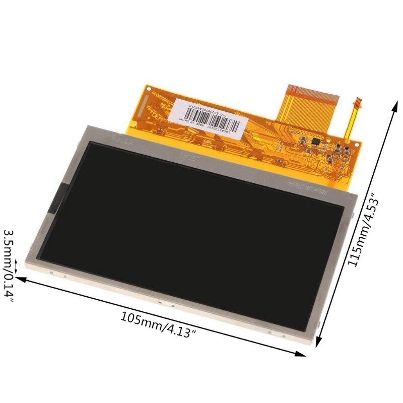 Parte di ricambio del pannello dello schermo LCD con retroilluminazione elettronica accessori per la riparazione di videogiochi compatibili con PSP HCCY