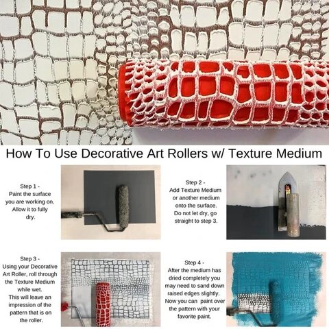 7inch Imitation Brick Pattern Embossing Cylinder Wall Paint Roller Brushes Diatom Mud Construction Tool