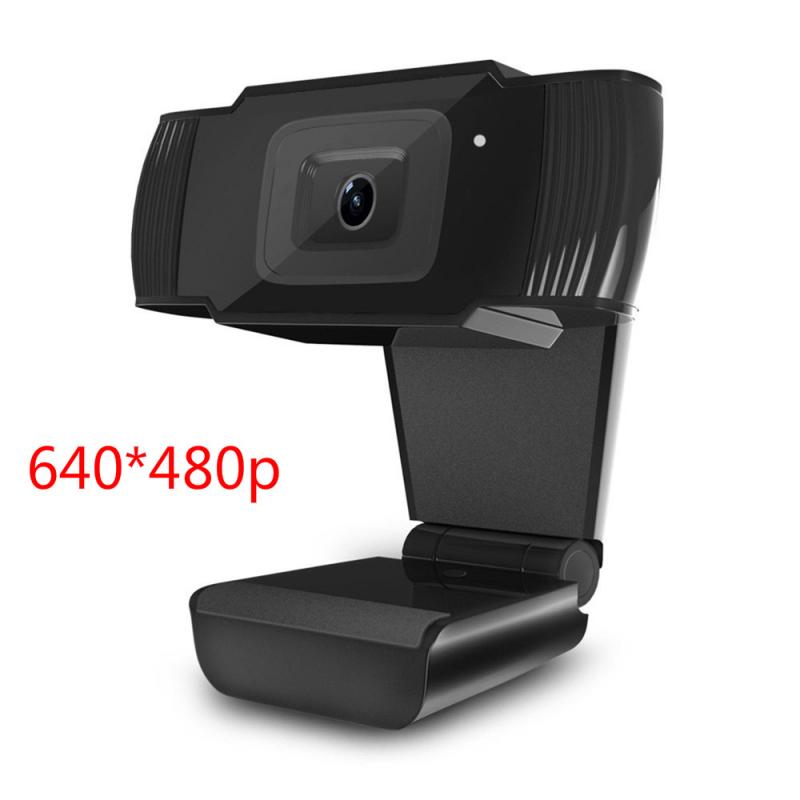 Usb 2.0 Pc Camera 1080P 480P Video Record Hd Webcam Webcam Met Microfoon Voor Computer Voor Tablet pc Laptop Notebook Webcam: 640x480p B