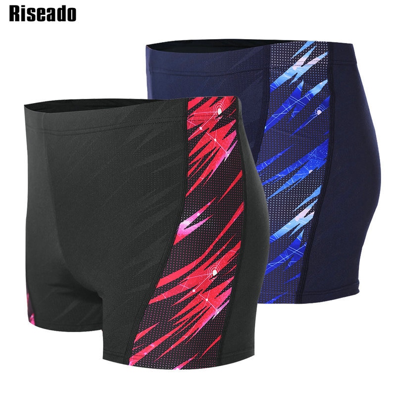 Riseado Sport Men's Swimwear Swimsuits Competition Swimwear Swimming trunks for Men Swim Shorts