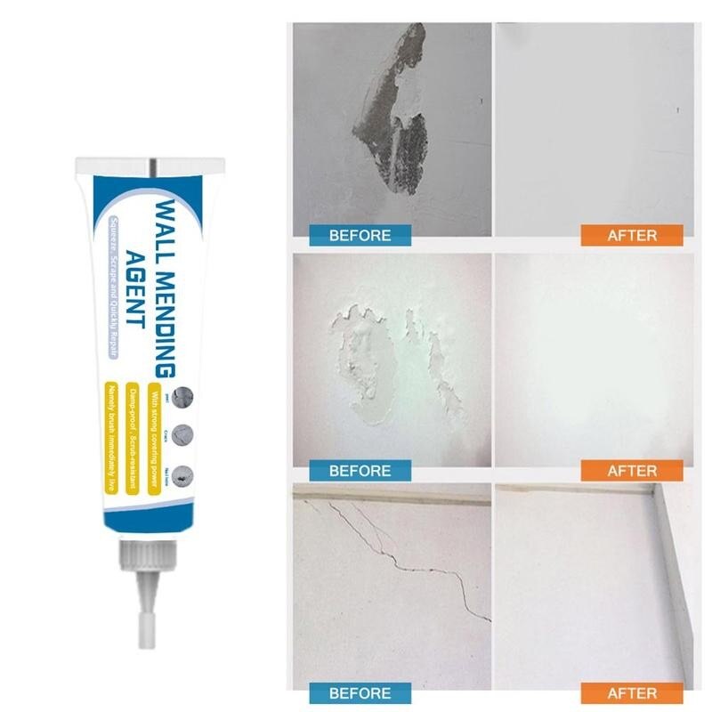 Wall Mending Agent Wall Repair Cream Instant Waterproof Agent Seal Paste Wall Holes Crack Wall Cracks Repair Repair Easily