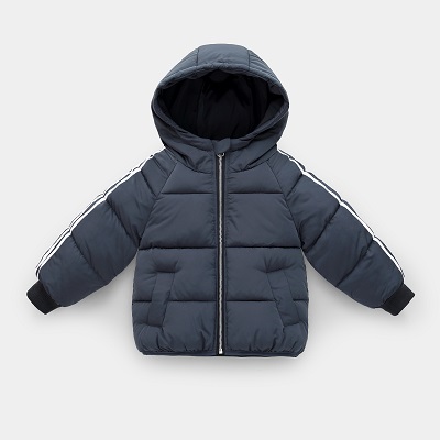 Baumwolle Mantel Winter neue männer und frauen Baby feste farbe dicke warme baumwolle kleidung: Blau / 24M