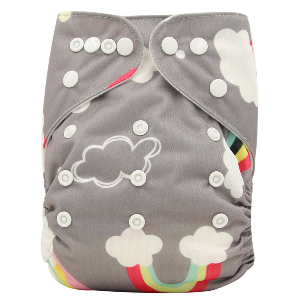 waschbar Baby Tuch Windel Tasche Wasserdicht Cartoon Tier Baby Windeln Reusable Tuch Windel Anzug 0-3 Jahre 3-15kg Baby: OB141